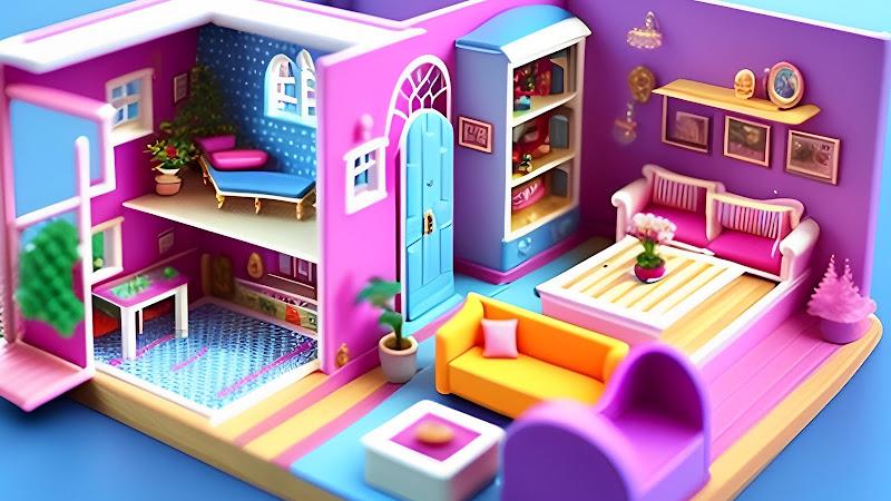 Doll House Design Doll Games ဖန်သားပြင်ဓာတ်ပုံ 2