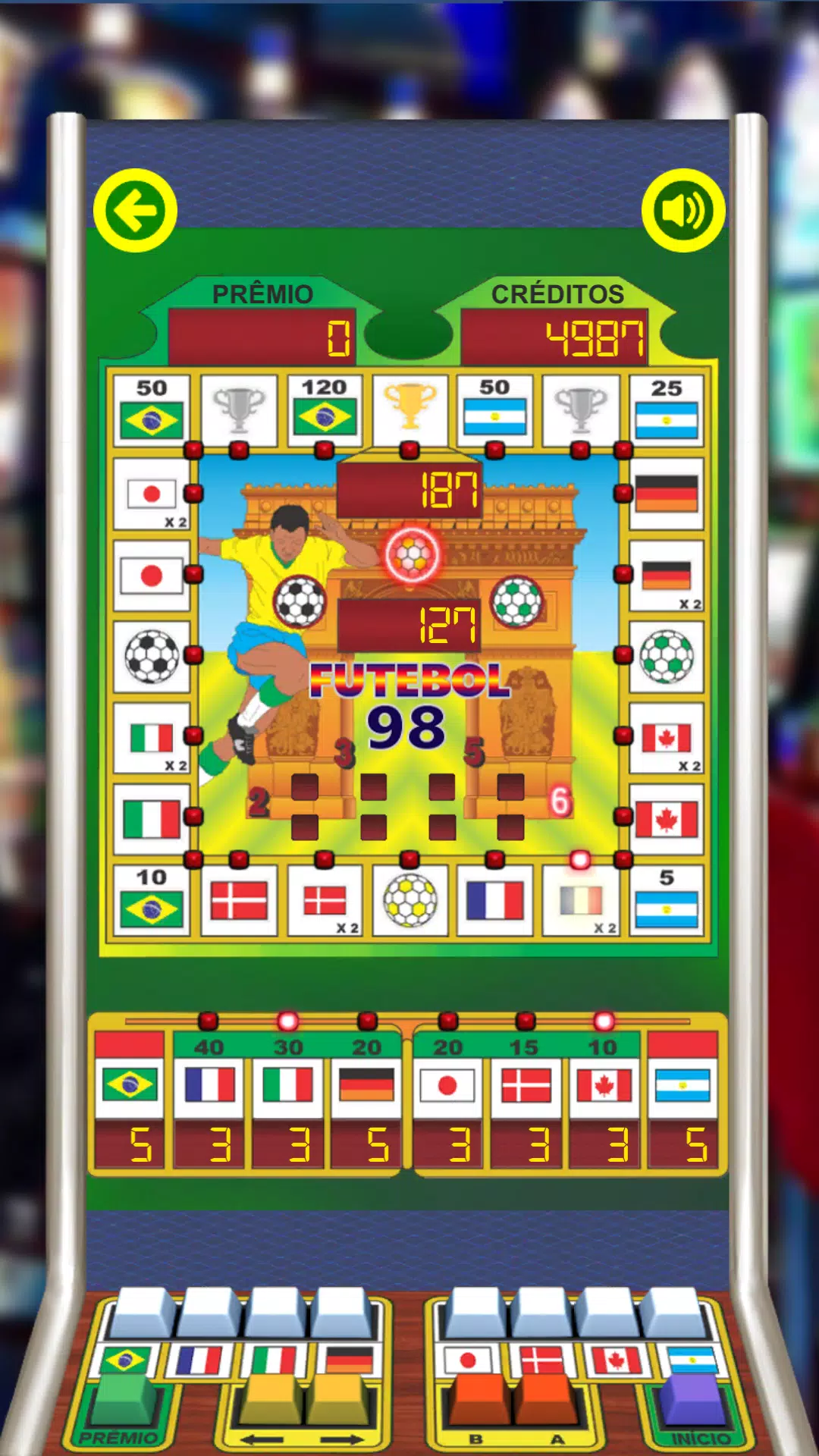 Football 98 Slot Machine 스크린샷 0