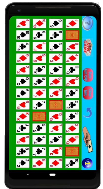 Differerent Solitaire game Captura de pantalla 0