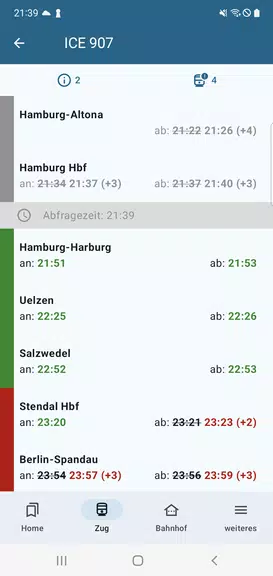 Ist mein Zug pünktlich? Capture d'écran 0
