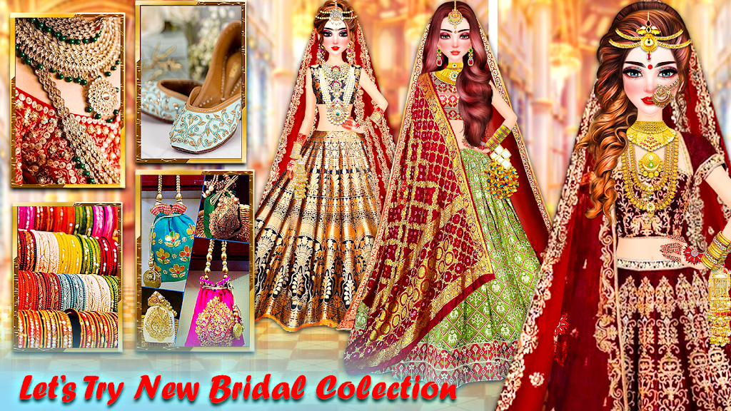 Indian Bride Dress Up Girl 스크린샷 1