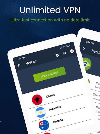 VPN.lat: Fast and secure proxy 스크린샷 0