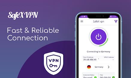 SafeX VPN - Fast VPN Proxy Captura de pantalla 0