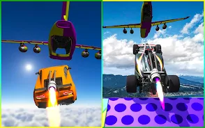 Schermata Rocket Car Racing Stunts 3