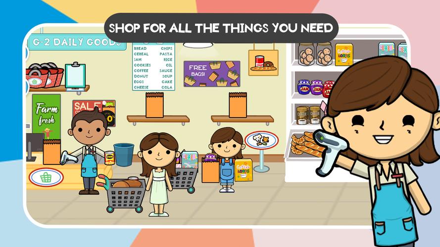 Lila's World: Grocery Store 스크린샷 2