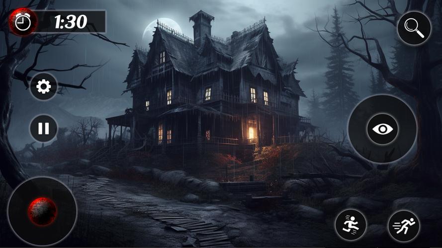 Evil Scary Mansion Games 3D Captura de tela 0