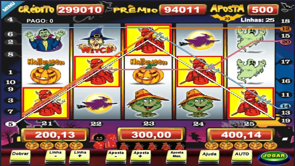 Halloween Caça Niquel Slot Tangkapan skrin 3