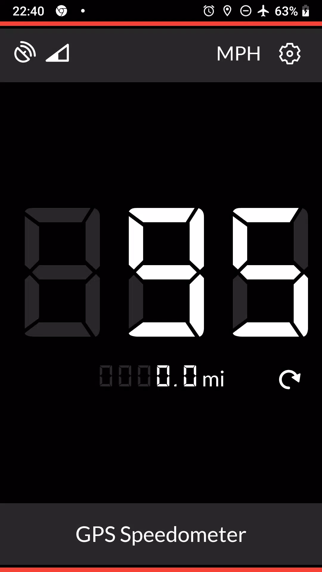 GPS Speedometer Tangkapan skrin 0