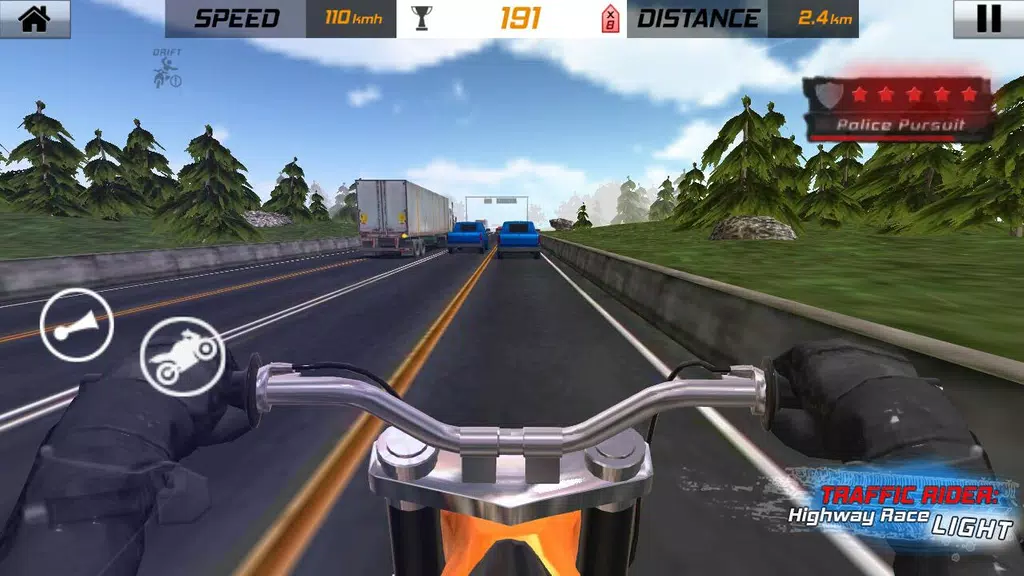 Traffic Rider: Highway Race Li Capture d'écran 2