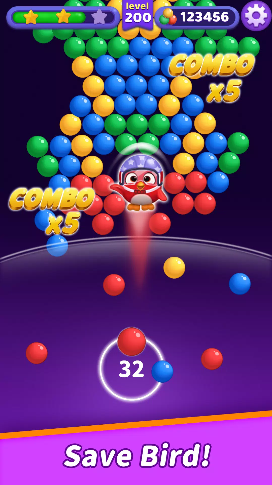 BubbleShooter Pop & Puzzle Скриншот 3