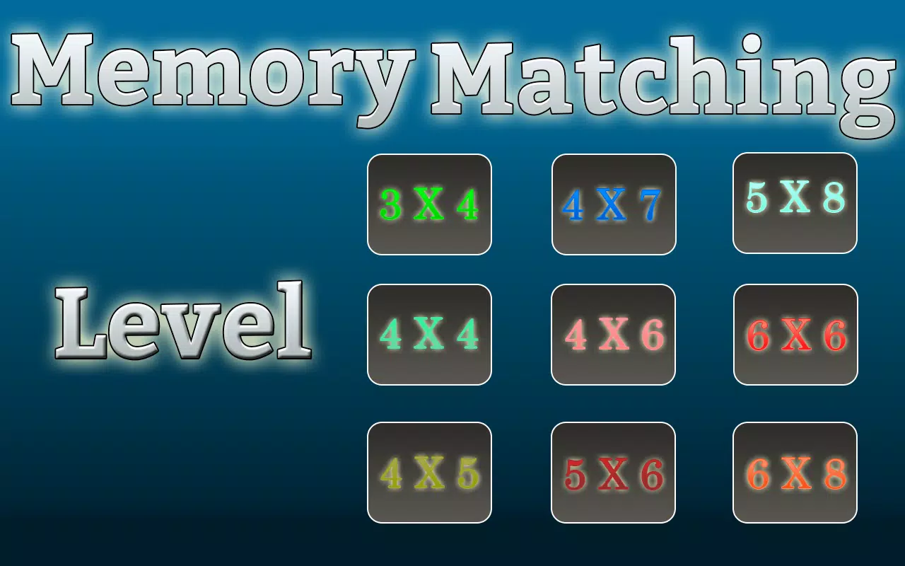 Memory Matching Game應用截圖第0張