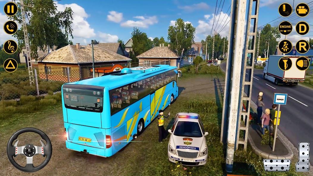 Coach Bus Simulator Games Mod Captura de pantalla 3