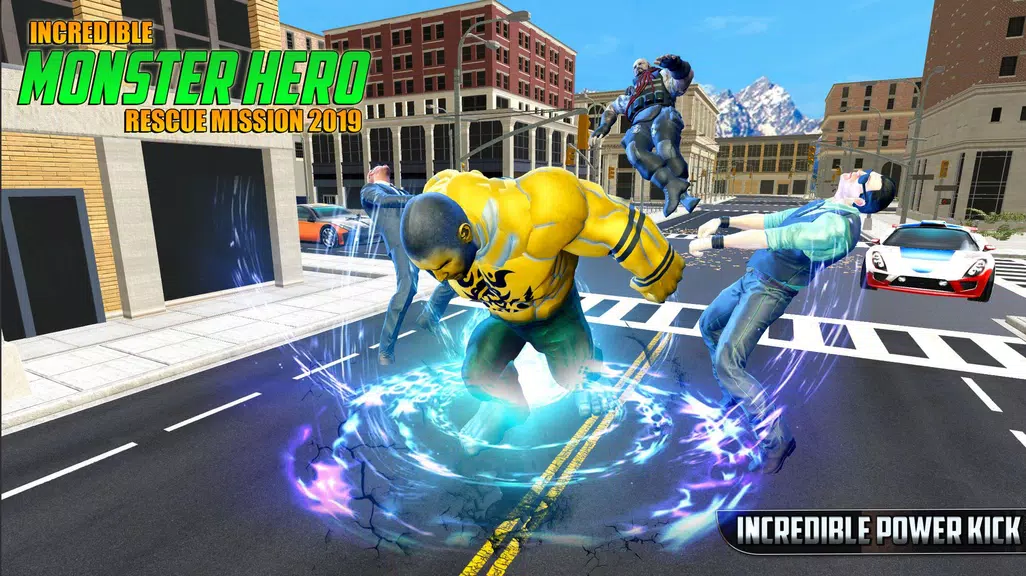 Incredible Monster Superhero Crime City 2018應用截圖第0張