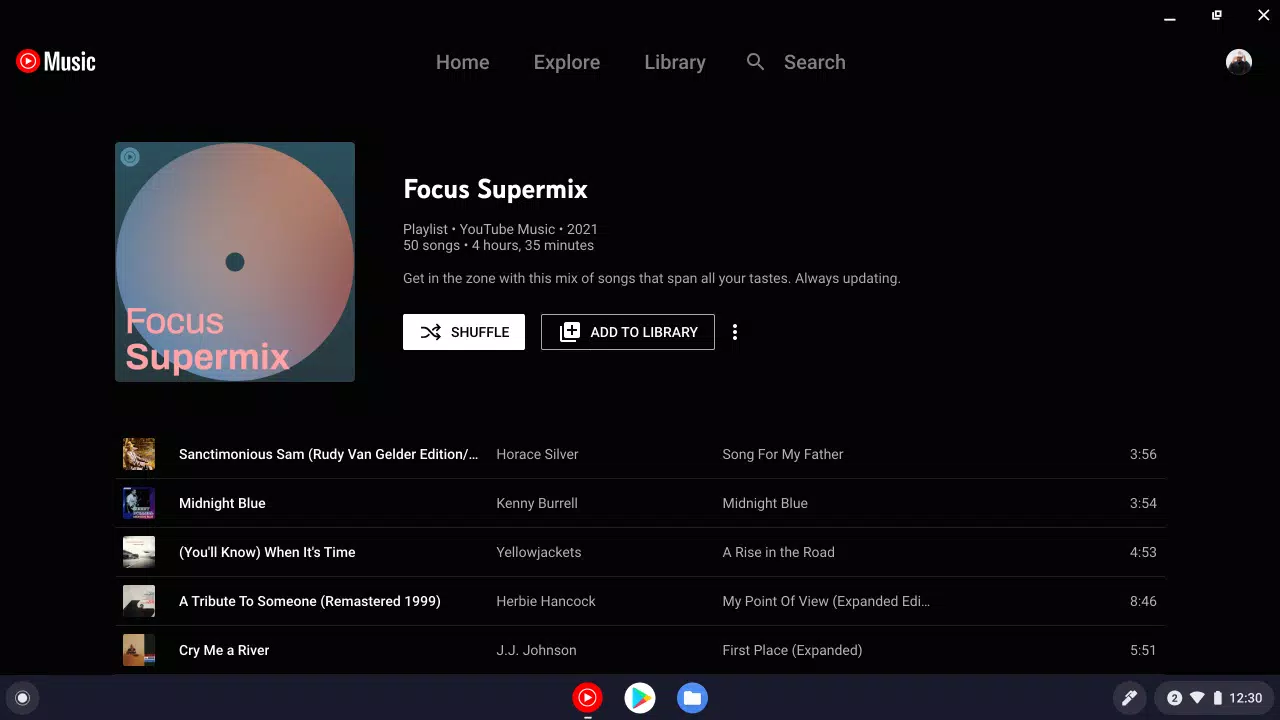 YouTube Music for Chromebook應用截圖第2張