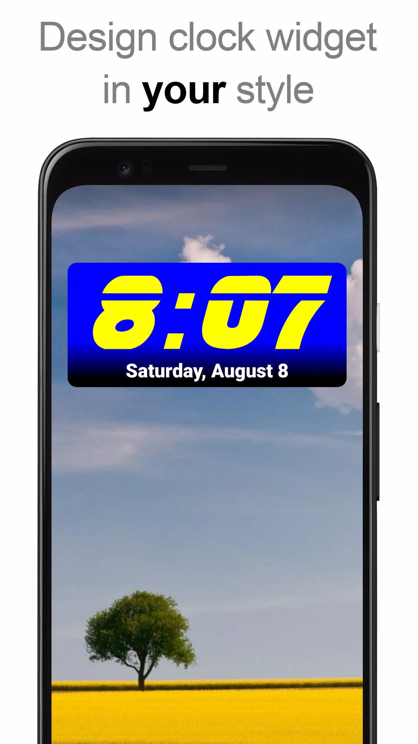 DIGI 時計ウィジェット スクリーンショット 1