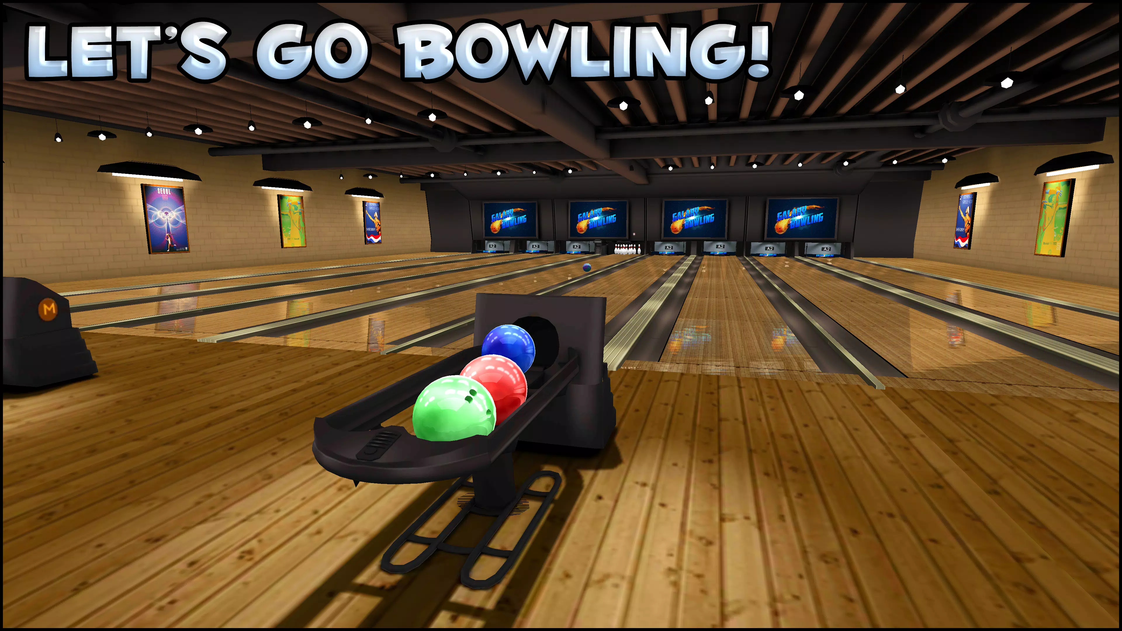 Galaxy Bowling 3D 스크린샷 0