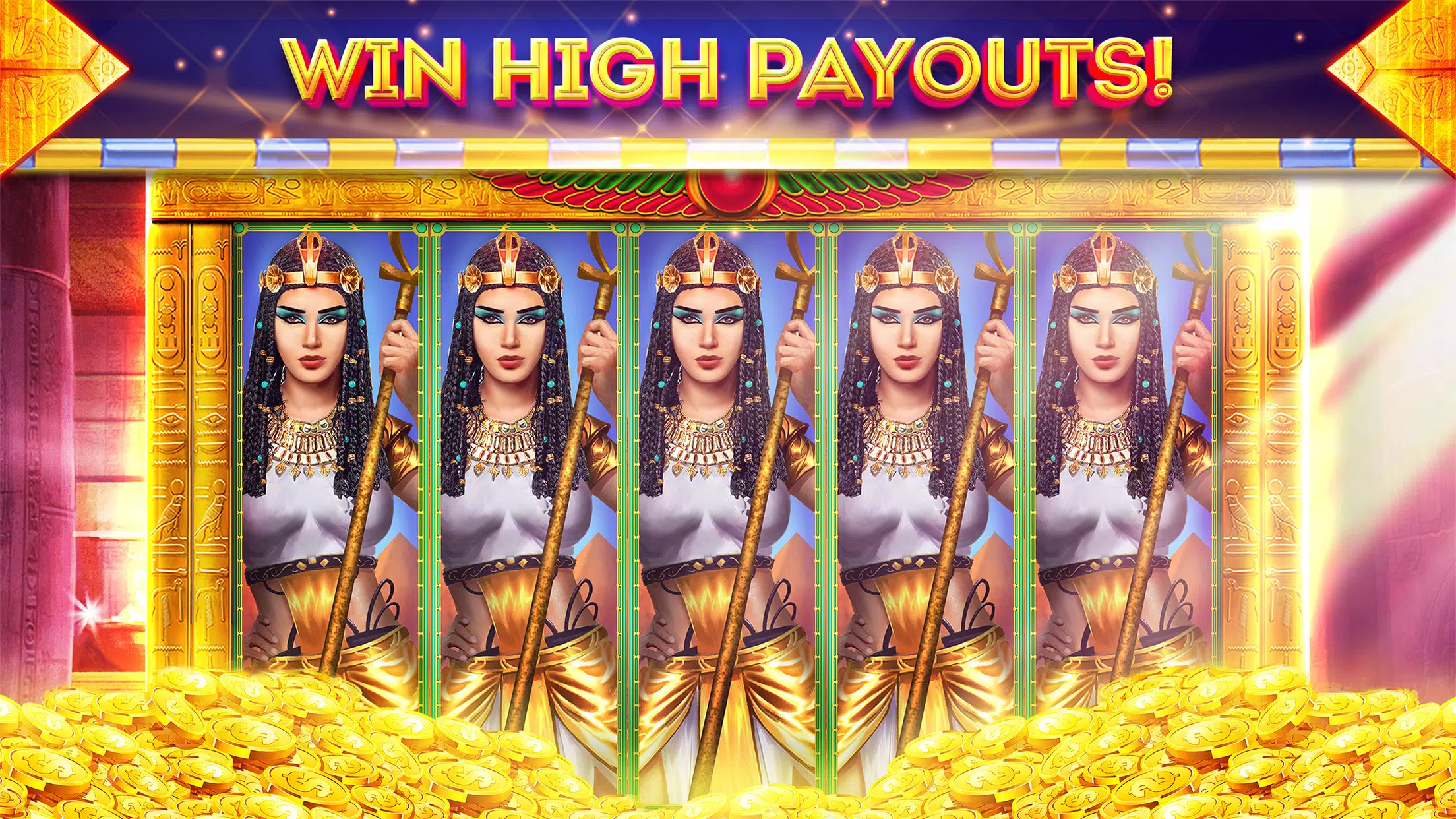 Pharaohs of Egypt Slots Casino ဖန်သားပြင်ဓာတ်ပုံ 2