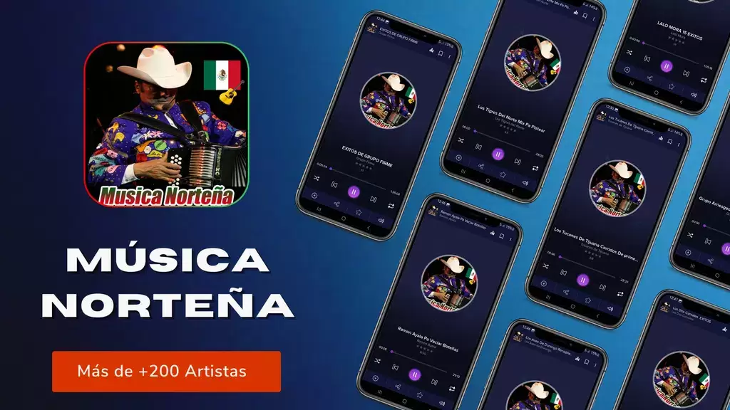 Música Norteña Mexicana Zrzut ekranu 0