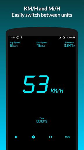 Speedometer GPS HUD Captura de tela 2