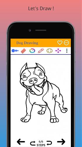 How to Draw Dog Step by Step स्क्रीनशॉट 3