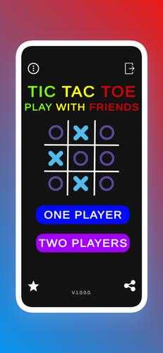 Tic Tac Toe - 2 Player Offline Ảnh chụp màn hình 0