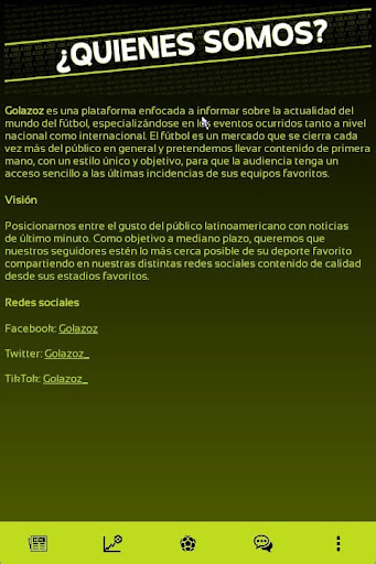 Schermata Golazoz -  Fútbol En Tus Manos 0