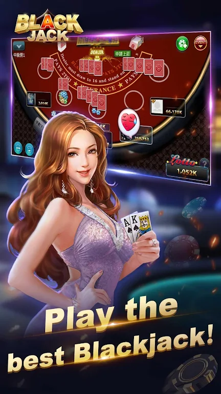 Blackjack 21-Free online poker game-jackpot casino ဖန်သားပြင်ဓာတ်ပုံ 0