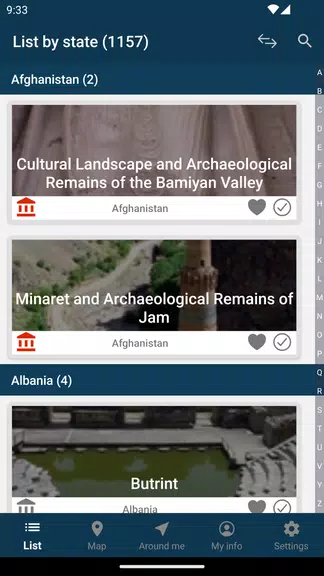 World Heritage - UNESCO List स्क्रीनशॉट 2