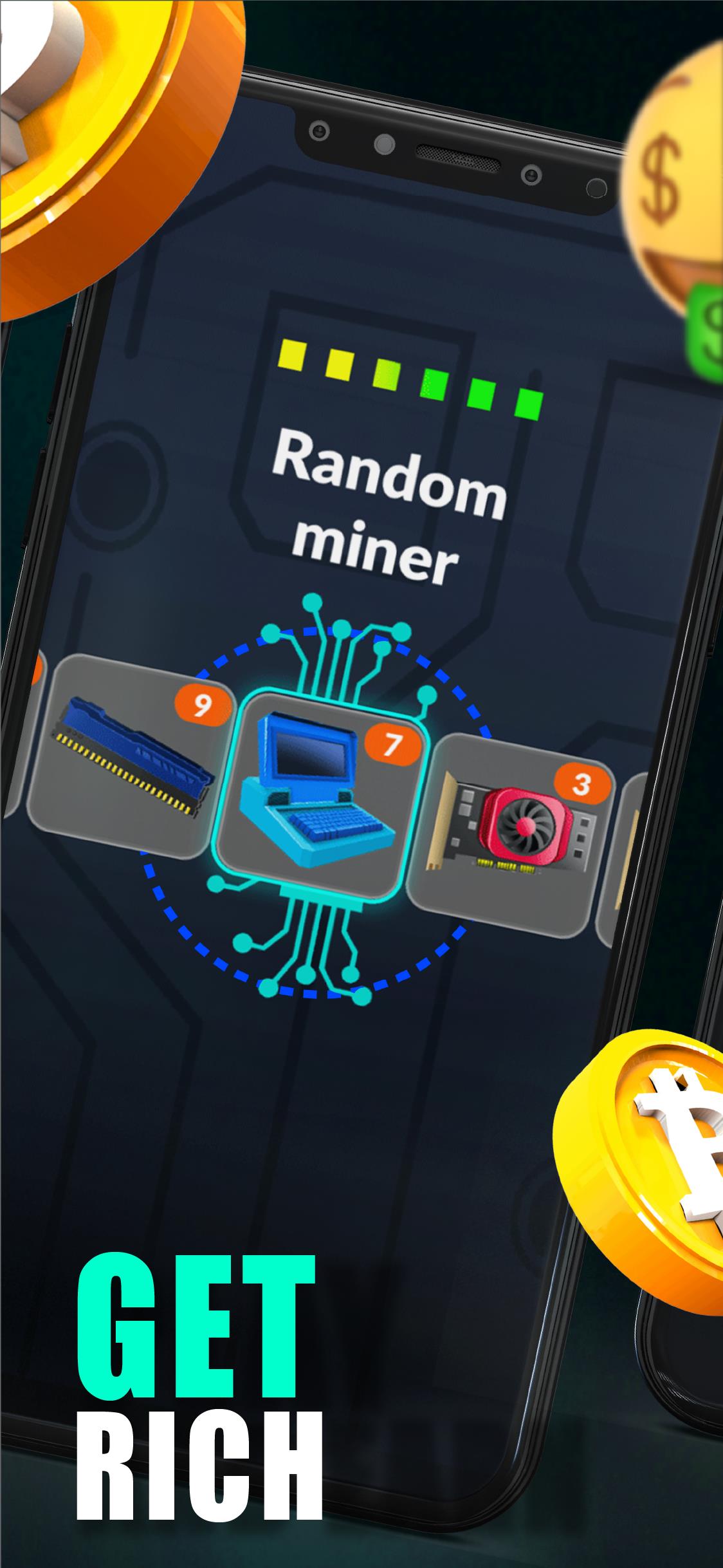 Merge Crypto Miner: Earn Money 스크린샷 1