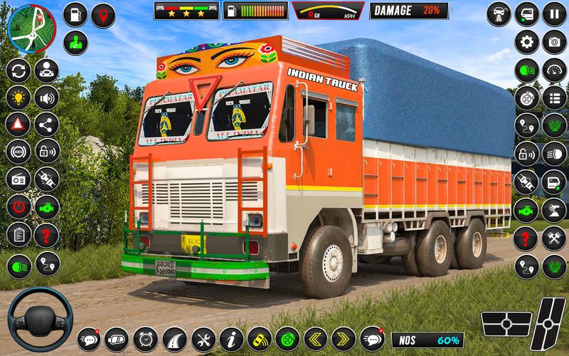 Indian Truck Game 3d Truck sim 스크린샷 2