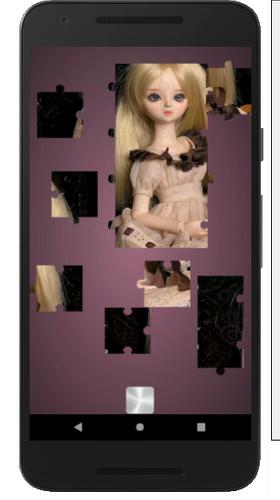 Cute Dolls Jigsaw Slide Puzzle Captura de pantalla 2