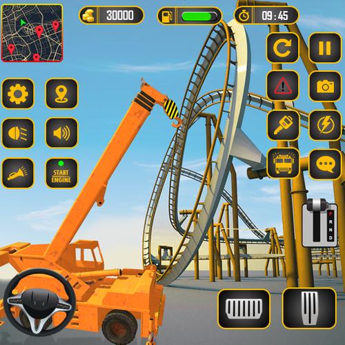 Roller Coaster Builder Game Capture d'écran 0
