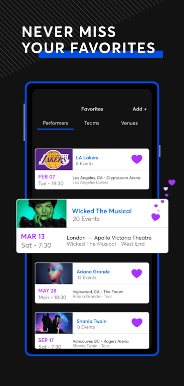 Ticketmaster স্ক্রিনশট 2