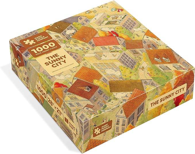 The Sunny City • 1000-Piece Jigsaw Puzzle from The Magic Puzzle Company • Series One