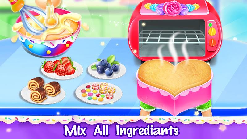 Ice cream Cake Maker Cake Game Schermafbeelding 3