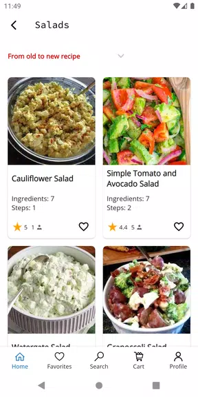 Easy Recipes. Recipe Book Tangkapan skrin 1