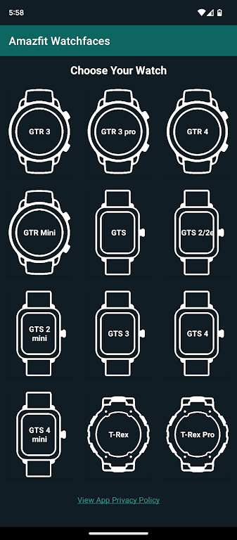 Watchfaces for Amazfit Watches Ảnh chụp màn hình 1