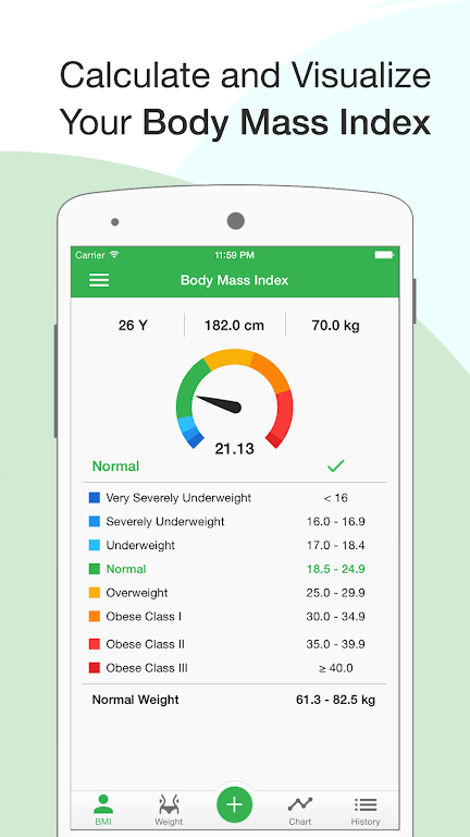 BMI Calculator: Weight Tracker Screenshot 0