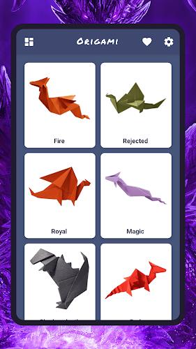 Origami dragons Скриншот 0