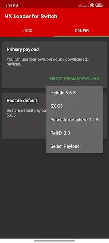 NX Payload Loader for Switch Captura de pantalla 0