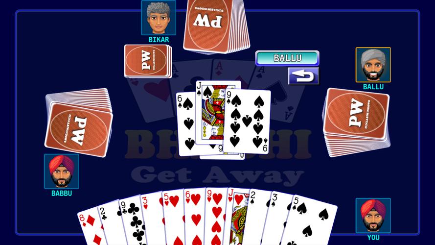 Bhabhi Card Game Captura de pantalla 2