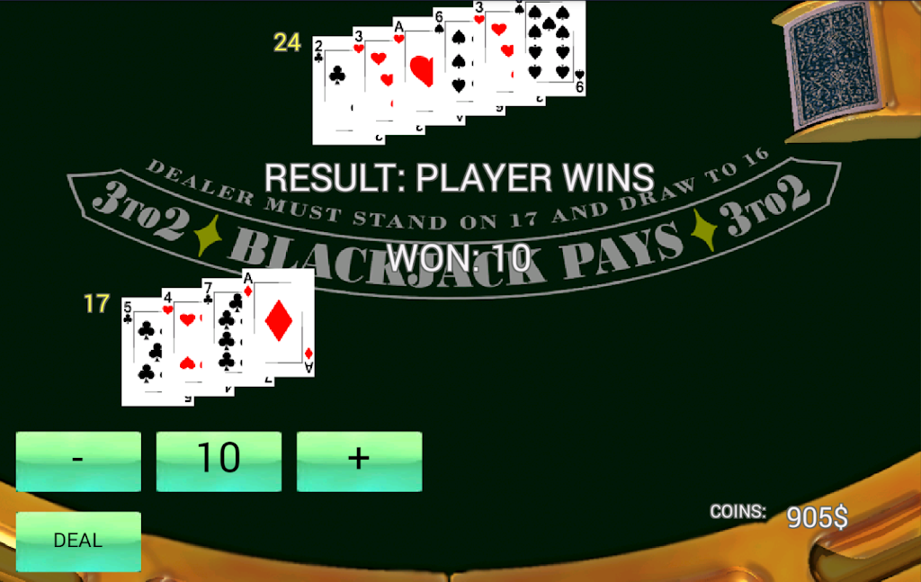 BlackJack Simulator Screenshot 3