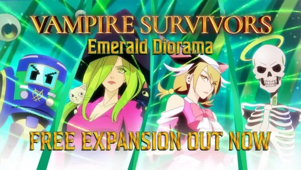 Вышел новый DLC «Изумрудный диорама» и обновление кросссейвов для Vampire Survivors