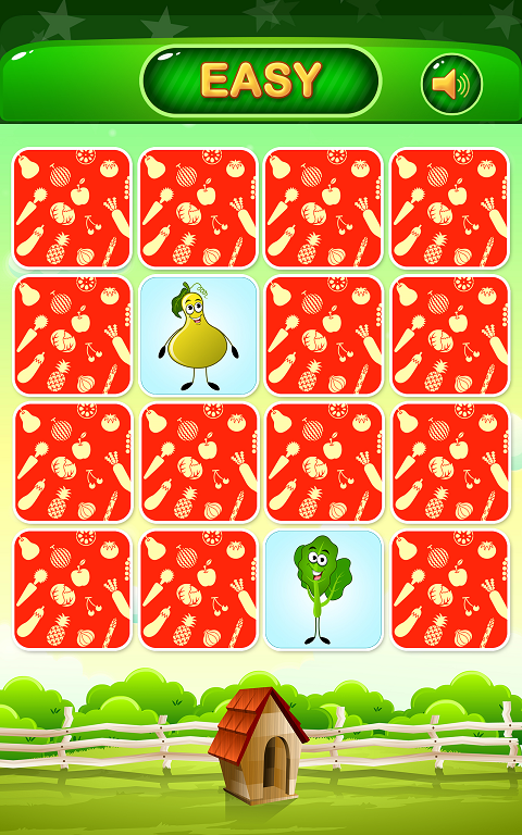 Vegetable Memory Match Game應用截圖第0張