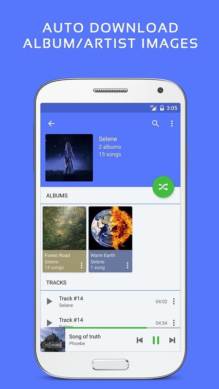 Pulsar Music Player Pro ภาพหน้าจอ 1