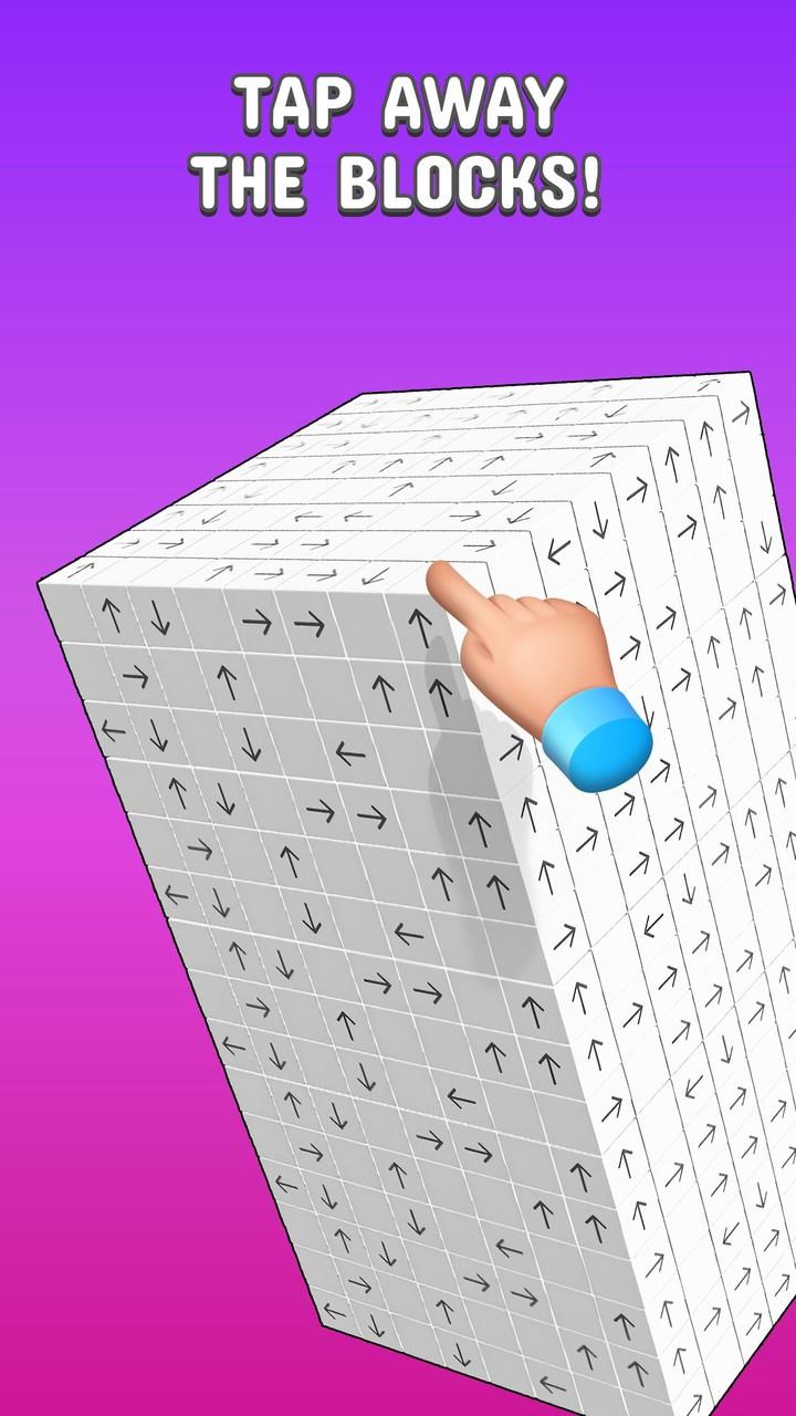 Tap to Unblock 3d Cube Away应用截图第0张