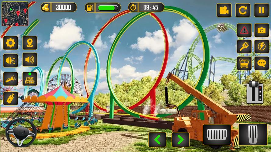 Roller Coaster Builder Game Capture d'écran 3