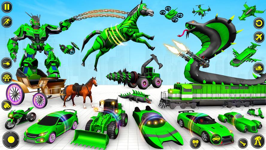 Horse Robot: Car Robot Games应用截图第1张