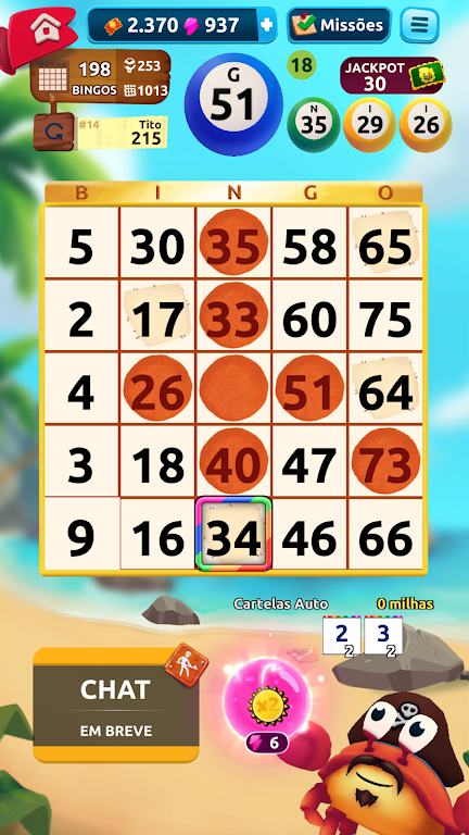 Bingo Bloon - Free Game - 75 Ball Bingo Скриншот 1