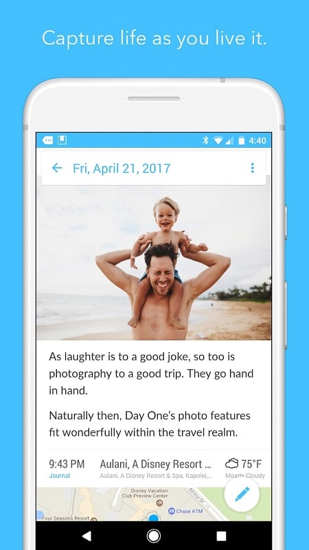 Day One Journal ภาพหน้าจอ 0